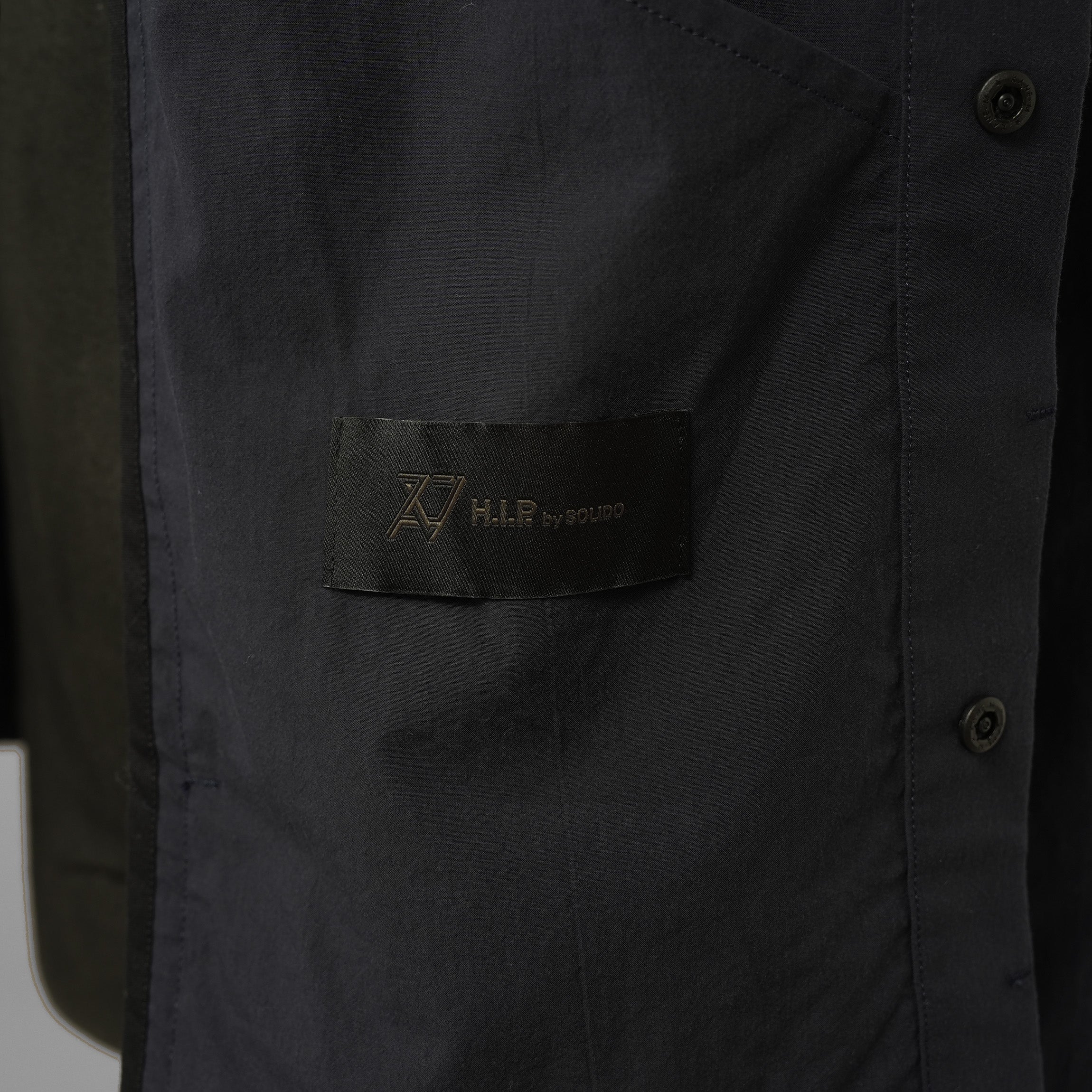 HIP by SOLIDO エイチアイピー バイ ソリード / 美品 22SS 半袖シャツ / MHSL22S0846-G / size 04 (NAVY)