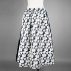Christian Dior クリスチャンディオール / 22SS サイドロゴ ジャガード スター総柄 ロングスカート / 217J24A2977 / size 36 (WHITE×NAVY) レディース