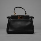 FENDI フェンディ / 美品 15SS マイクロ ピーカブー MICRO PEEKABOO 2WAY バッグ / 01769148 / BLACK レディース 352200-izm