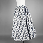 Christian Dior クリスチャンディオール / 22SS サイドロゴ ジャガード スター総柄 ロングスカート / 217J24A2977 / size 36 (WHITE×NAVY) レディース