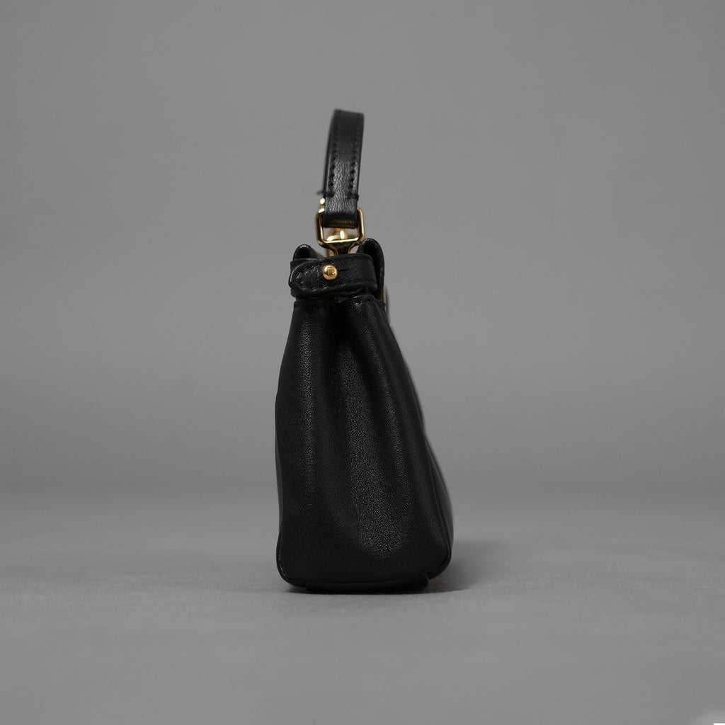 FENDI フェンディ / 美品 15SS マイクロ ピーカブー MICRO PEEKABOO 2WAY バッグ / 01769148 / BLACK レディース 352200-izm