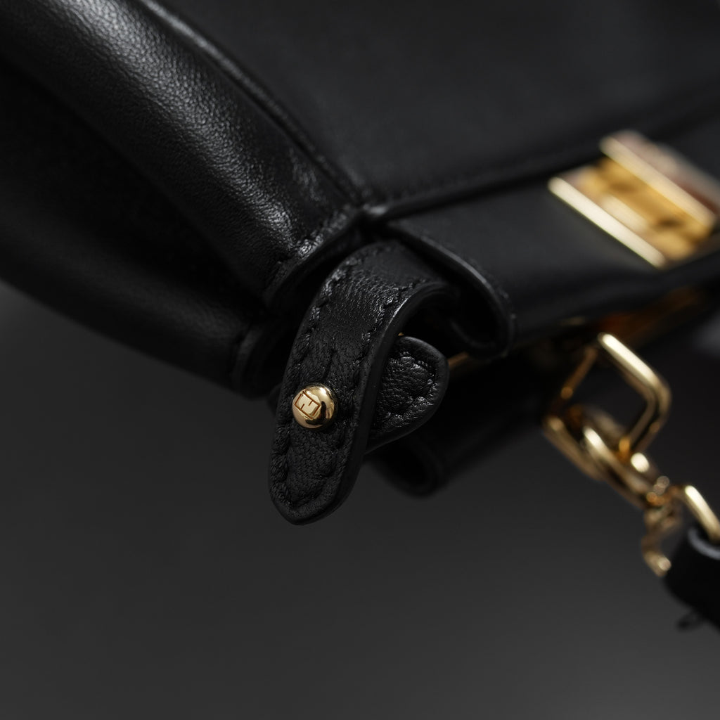 FENDI フェンディ / 美品 15SS マイクロ ピーカブー MICRO PEEKABOO 2WAY バッグ / 01769148 / BLACK レディース 352200-izm