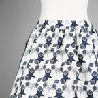 Christian Dior クリスチャンディオール / 22SS サイドロゴ ジャガード スター総柄 ロングスカート / 217J24A2977 / size 36 (WHITE×NAVY) レディース