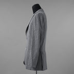 RING JACKET リングヂャケット / 美品 22SS 千鳥柄 テーラード ジャケット / RE052S25X / size 50 (NAVY)