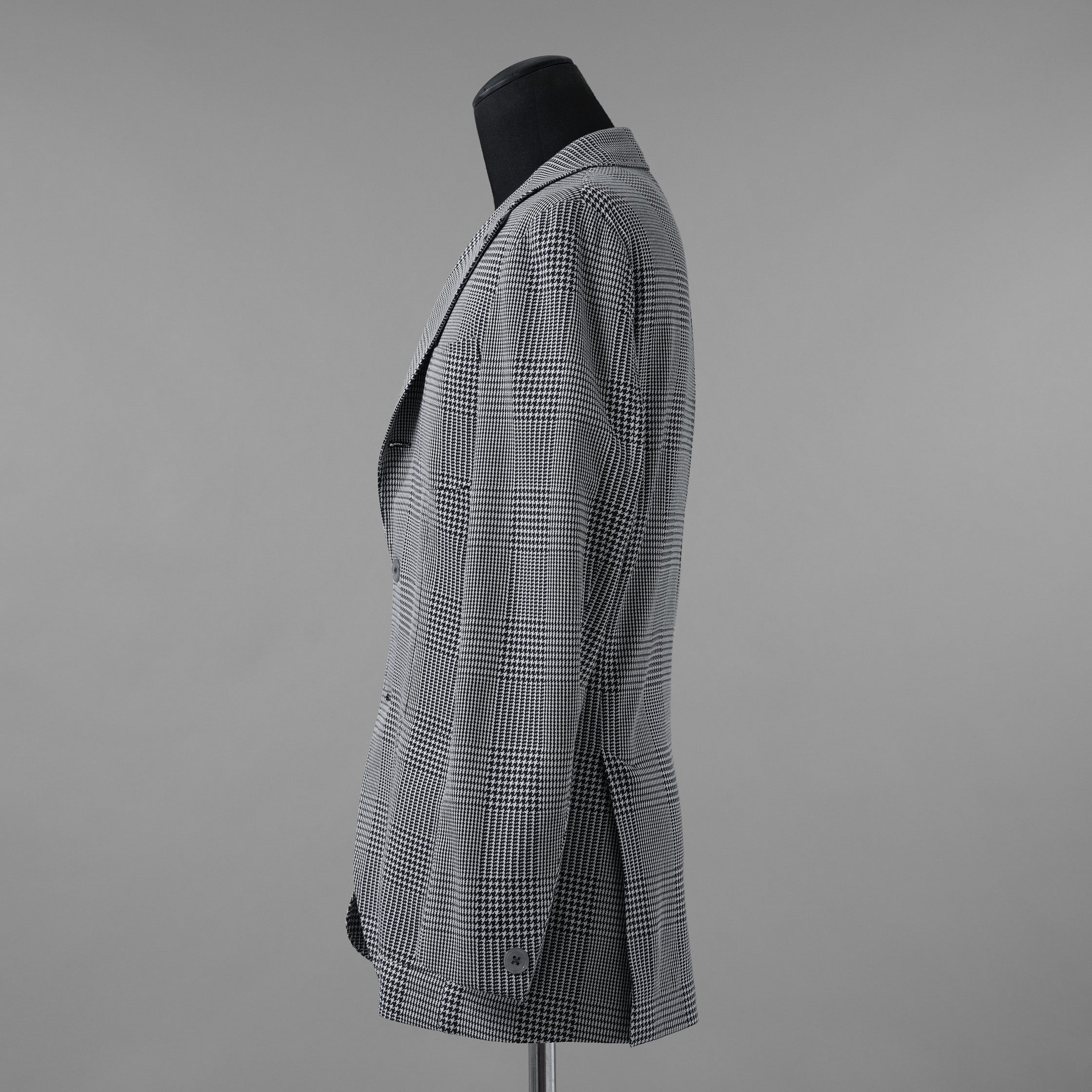 RING JACKET リングヂャケット / 美品 22SS 千鳥柄 テーラード ジャケット / RE052S25X / size 50 (NAVY)