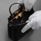 FENDI フェンディ / 美品 15SS マイクロ ピーカブー MICRO PEEKABOO 2WAY バッグ / 01769148 / BLACK レディース 352200-izm