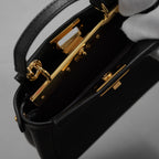 FENDI フェンディ / 美品 15SS マイクロ ピーカブー MICRO PEEKABOO 2WAY バッグ / 01769148 / BLACK レディース 352200-izm