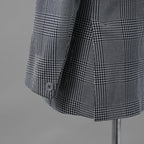 RING JACKET リングヂャケット / 美品 22SS 千鳥柄 テーラード ジャケット / RE052S25X / size 50 (NAVY)