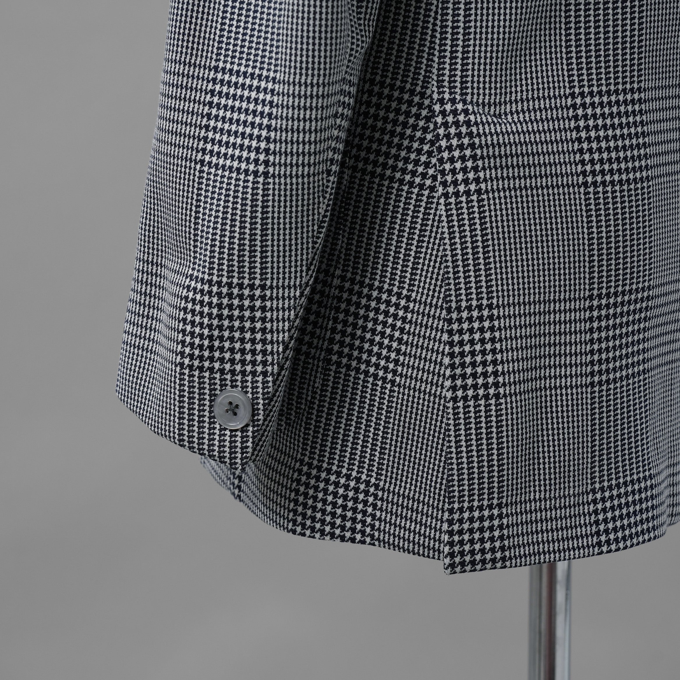 RING JACKET リングヂャケット / 美品 22SS 千鳥柄 テーラード ジャケット / RE052S25X / size 50 (NAVY)