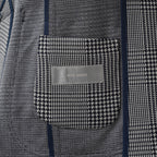 RING JACKET リングヂャケット / 美品 22SS 千鳥柄 テーラード ジャケット / RE052S25X / size 50 (NAVY)