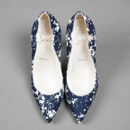 未使用 Christian Louboutinクリスチャン ルブタン / So Kate 120 Tole Splash トワルスプラッシュ / size 35.5 (23cm) INDIGO レディース シューズ