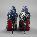 未使用 Christian Louboutinクリスチャン ルブタン / So Kate 120 Tole Splash トワルスプラッシュ / size 35.5 (23cm) INDIGO レディース シューズ