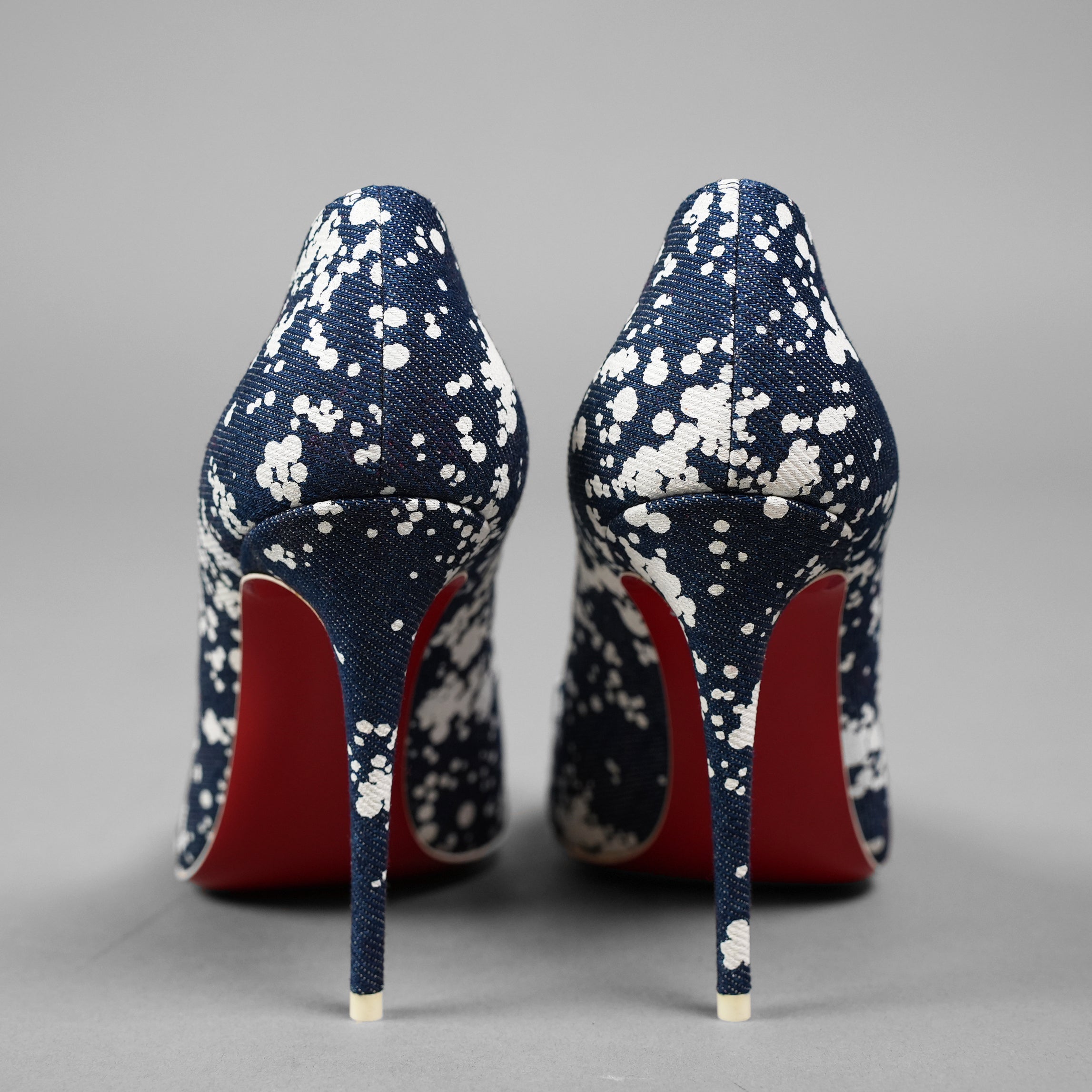 未使用 Christian Louboutinクリスチャン ルブタン / So Kate 120 Tole Splash トワルスプラッシュ / size 35.5 (23cm) INDIGO レディース シューズ