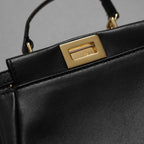 FENDI フェンディ / 美品 15SS マイクロ ピーカブー MICRO PEEKABOO 2WAY バッグ / 01769148 / BLACK レディース 352200-izm
