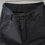 incarnation インカネーション / 美品 20SS DENIM LONG DARTS PANTS オーバーロック デニム パンツ / size S (BLACK)