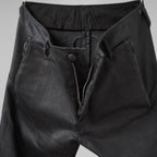 incarnation インカネーション / 美品 20SS DENIM LONG DARTS PANTS オーバーロック デニム パンツ / size S (BLACK)