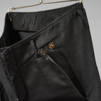 incarnation インカネーション / 美品 20SS DENIM LONG DARTS PANTS オーバーロック デニム パンツ / size S (BLACK)