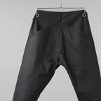 incarnation インカネーション / 美品 20SS DENIM LONG DARTS PANTS オーバーロック デニム パンツ / size S (BLACK)