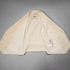 FENDI フェンディ / 21SS ダブルブレストリネンベスト / FT5968-AF79 / size 38 (CREAM) レディース