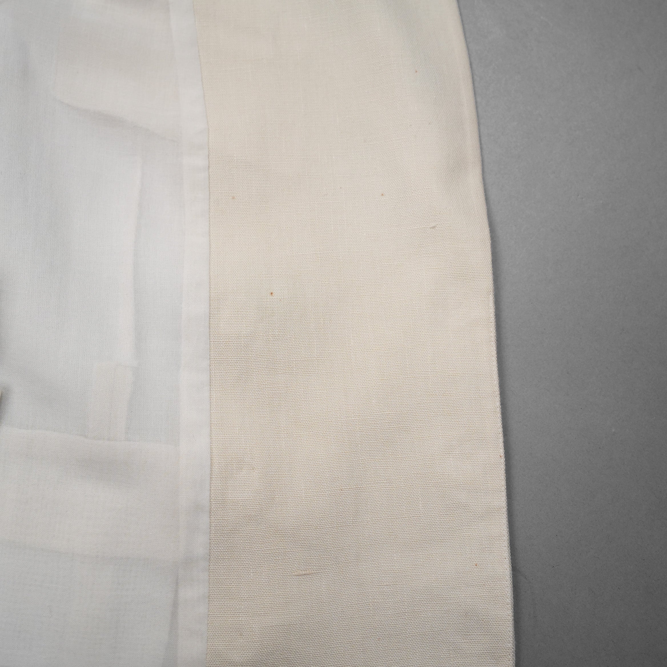 FENDI フェンディ / 21SS ダブルブレストリネンベスト / FT5968-AF79 / size 38 (CREAM) レディース