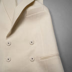 FENDI フェンディ / 21SS ダブルブレストリネンベスト / FT5968-AF79 / size 38 (CREAM) レディース