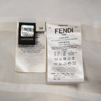 FENDI フェンディ / 21SS ダブルブレストリネンベスト / FT5968-AF79 / size 38 (CREAM) レディース