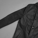 incarnation インカネーション / 美品 19SS Rubber Elastane Jean Jacket O/P Arm Unlined オーバロック ステッチ デニム ジャケット / 11882-41252 / size M (BLACK)