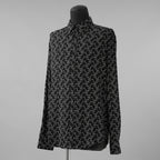 CELINE セリーヌ / 美品 23SS エディ期 ゴーストプリントシャツ 長袖シャツ / 2C813977R / size 39 (BLACK)