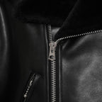JUNYA WATANABE ジュンヤワタナベ / 25AW COMME des GARÇONS コムデギャルソン オーバーサイズ フェイクレザー ムートン コート / JP-C004 / size L (BLACK) ユニセックス 352210-in-ue