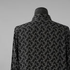 CELINE セリーヌ / 美品 23SS エディ期 ゴーストプリントシャツ 長袖シャツ / 2C813977R / size 39 (BLACK)
