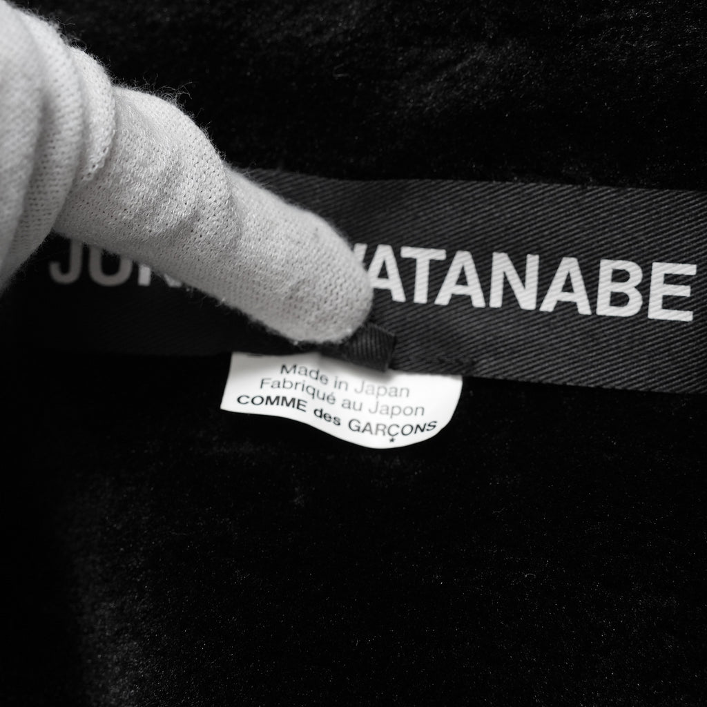 JUNYA WATANABE ジュンヤワタナベ / 25AW COMME des GARÇONS コムデギャルソン オーバーサイズ フェイクレザー ムートン コート / JP-C004 / size L (BLACK) ユニセックス 352210-in-ue