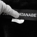 JUNYA WATANABE ジュンヤワタナベ / 25AW COMME des GARÇONS コムデギャルソン オーバーサイズ フェイクレザー ムートン コート / JP-C004 / size L (BLACK) ユニセックス 352210-in-ue