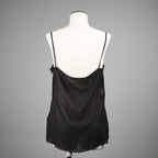 Christian Dior ディオール / 22AW 美品 ボウタイレース ドット柄  ブラウス / 長袖シャツ / 241B61A8168 / size 42 (BLACK) レディース