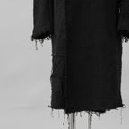 bajra バジュラ / 美品 23AW ループツイードコート ロング コート / 158BC01 / size 3 (BLACK)