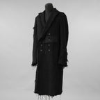 bajra バジュラ / 美品 23AW ループツイードコート ロング コート / 158BC01 / size 3 (BLACK)