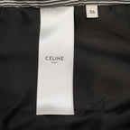 CELINE セリーヌ / 20AW ウールギャバジン Uネック ボタンフロント ベスト ジレ / 21044673D / size 36 (BLACK) レディース