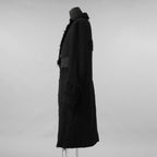 bajra バジュラ / 美品 23AW ループツイードコート ロング コート / 158BC01 / size 3 (BLACK)
