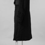 bajra バジュラ / 美品 23AW ループツイードコート ロング コート / 158BC01 / size 3 (BLACK)
