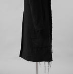 bajra バジュラ / 美品 23AW ループツイードコート ロング コート / 158BC01 / size 3 (BLACK)