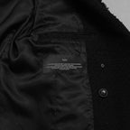 bajra バジュラ / 美品 23AW ループツイードコート ロング コート / 158BC01 / size 3 (BLACK)