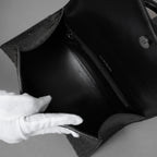BALENCIAGA バレンシアガ / 美品 アワーグラス Hourglass クロコダイル型押し ショルダーバッグ ハンド バッグ / サイズ S (BLACK) レディース アクセサリー 352207-izm