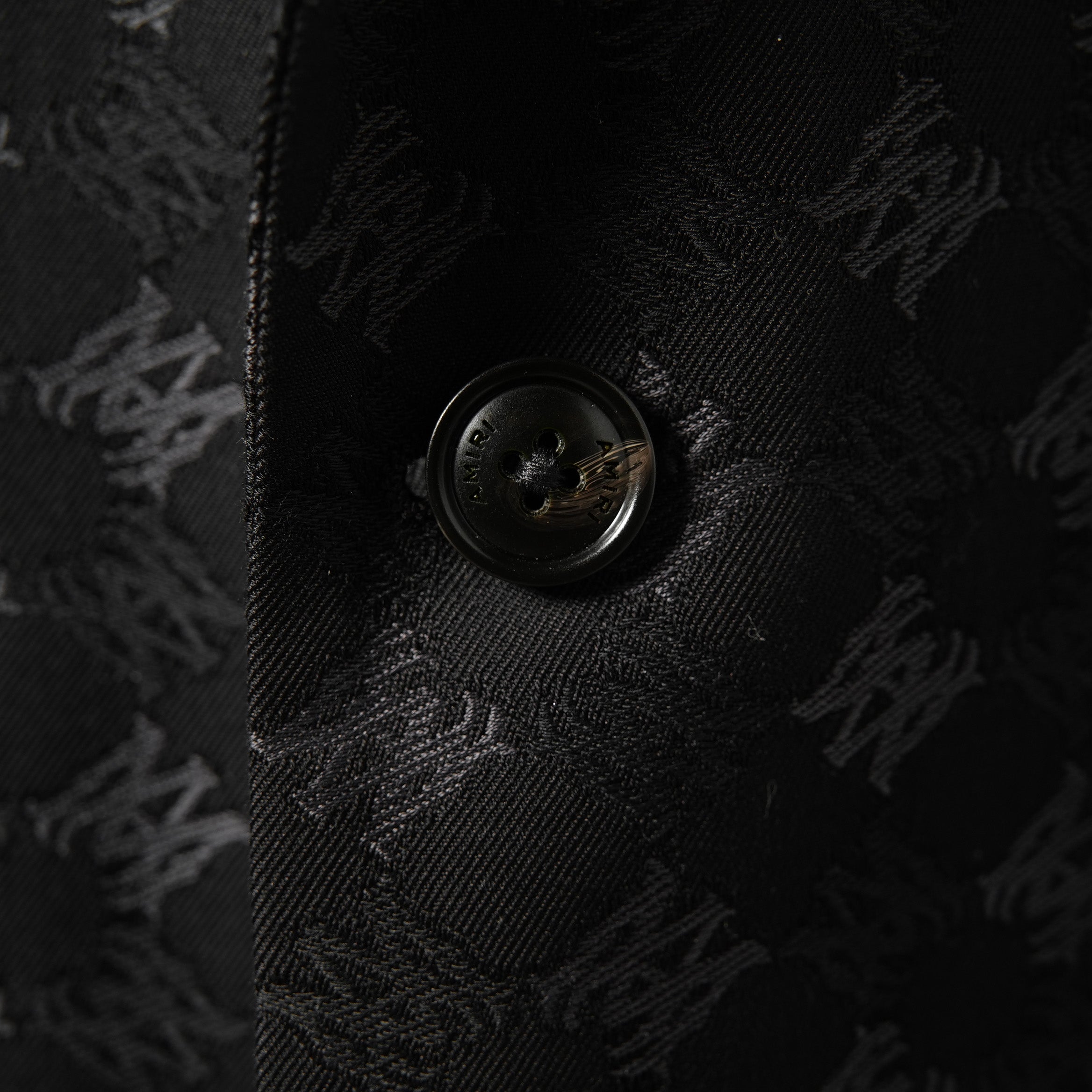 AMIRI アミリ / 25SS 美品  MA QUAD JACQUARD SB BLAZER / 総柄 ジャカード ジャケット / AMSUFJ1084 / size 48 (BLACK)