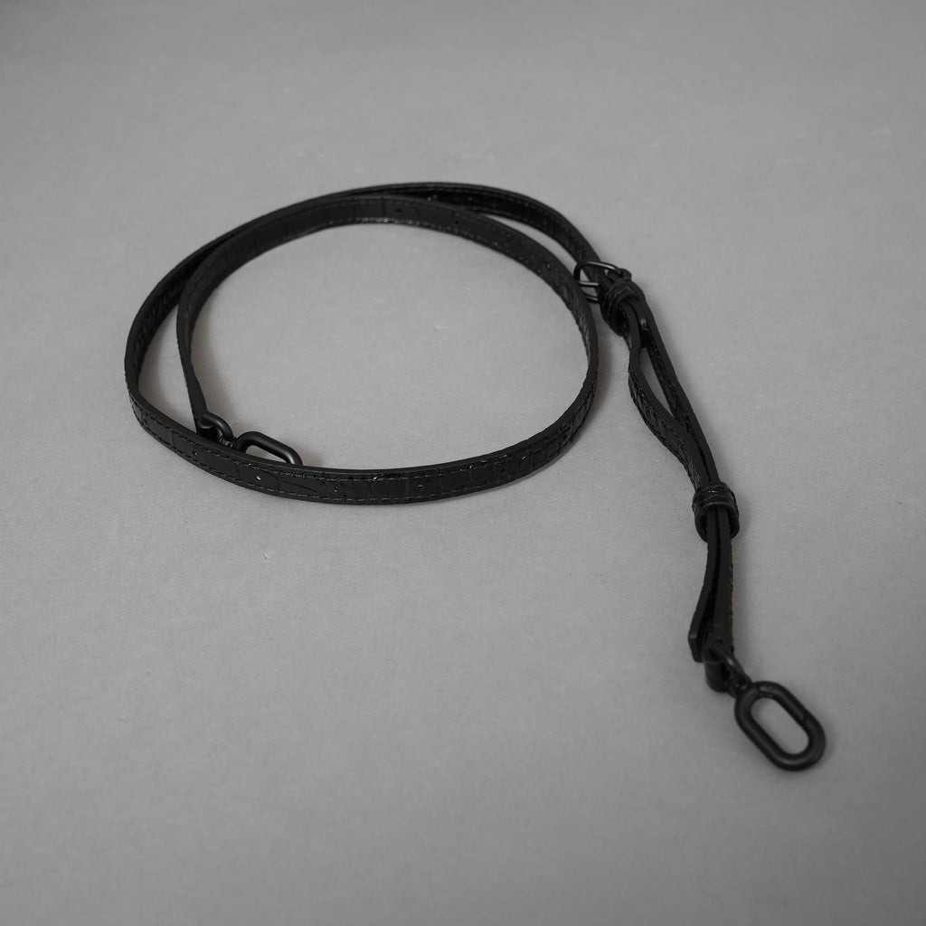 BALENCIAGA バレンシアガ / 美品 アワーグラス Hourglass クロコダイル型押し ショルダーバッグ ハンド バッグ / サイズ S (BLACK) レディース アクセサリー 352207-izm