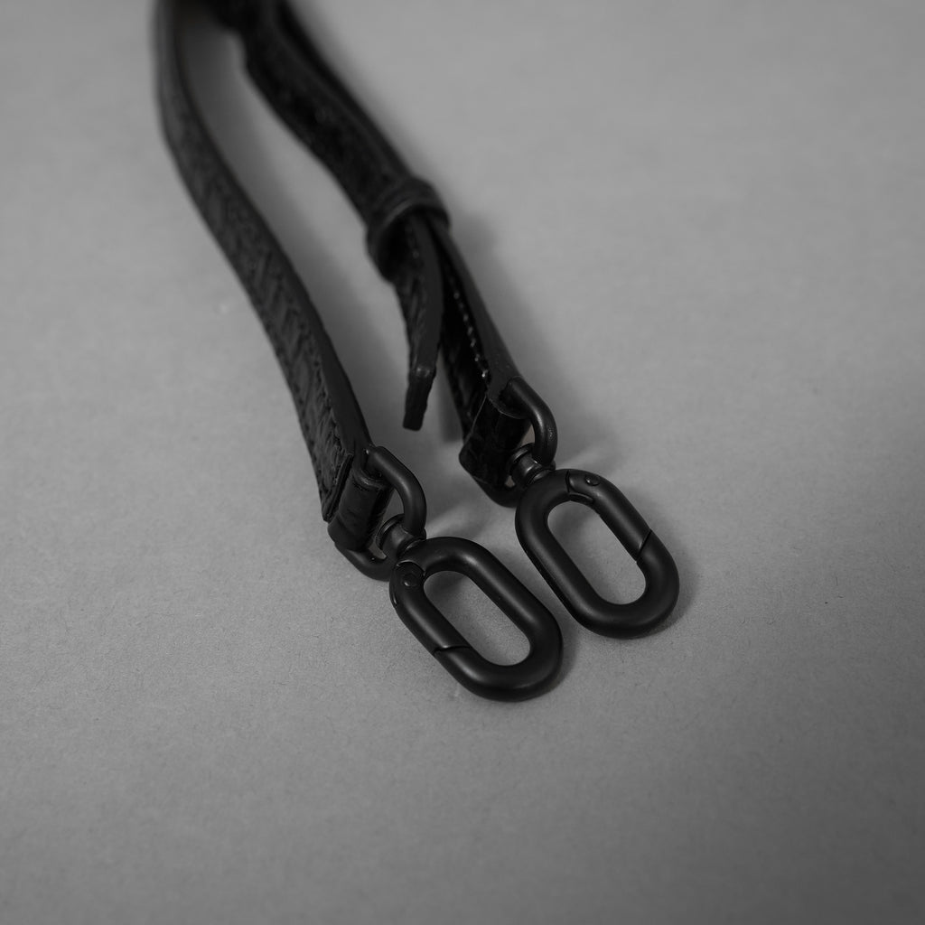 BALENCIAGA バレンシアガ / 美品 アワーグラス Hourglass クロコダイル型押し ショルダーバッグ ハンド バッグ / サイズ S (BLACK) レディース アクセサリー 352207-izm