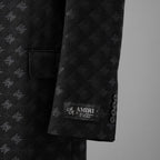 AMIRI アミリ / 25SS 美品  MA QUAD JACQUARD SB BLAZER / 総柄 ジャカード ジャケット / AMSUFJ1084 / size 48 (BLACK)