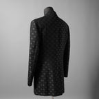 AMIRI アミリ / 25SS 美品  MA QUAD JACQUARD SB BLAZER / 総柄 ジャカード ジャケット / AMSUFJ1084 / size 48 (BLACK)
