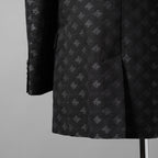 AMIRI アミリ / 25SS 美品  MA QUAD JACQUARD SB BLAZER / 総柄 ジャカード ジャケット / AMSUFJ1084 / size 48 (BLACK)