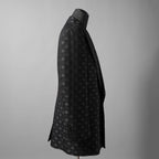 AMIRI アミリ / 25SS 美品  MA QUAD JACQUARD SB BLAZER / 総柄 ジャカード ジャケット / AMSUFJ1084 / size 48 (BLACK)