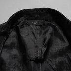 AMIRI アミリ / 25SS 美品  MA QUAD JACQUARD SB BLAZER / 総柄 ジャカード ジャケット / AMSUFJ1084 / size 48 (BLACK)