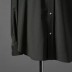 FENDI フェンディ / 24AW 美品 ロゴボタン ミリタリー ウールシャツ / 長袖シャツ / FW1319A5CH / size 48 (OLIVE GREEN)